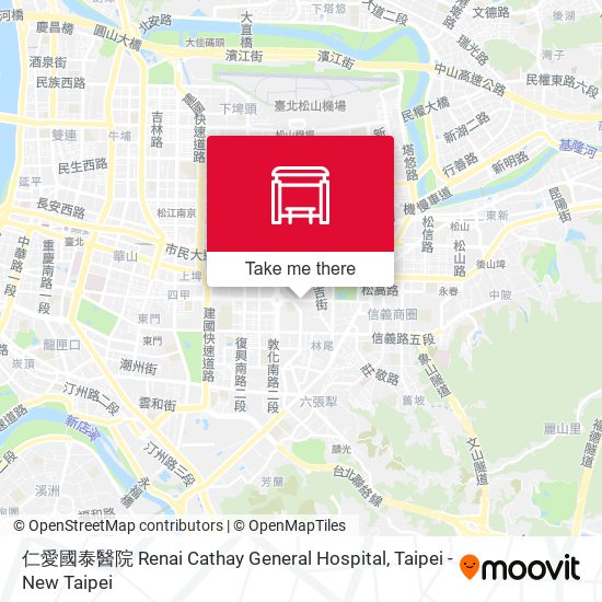 仁愛國泰醫院 Renai Cathay General Hospital map