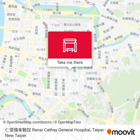 仁愛國泰醫院 Renai Cathay General Hospital地圖