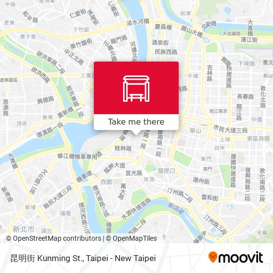 昆明街 Kunming St. map