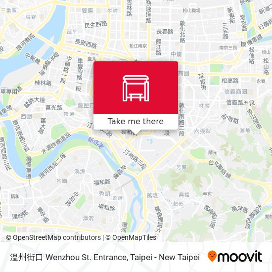 溫州街口 Wenzhou St. Entrance map