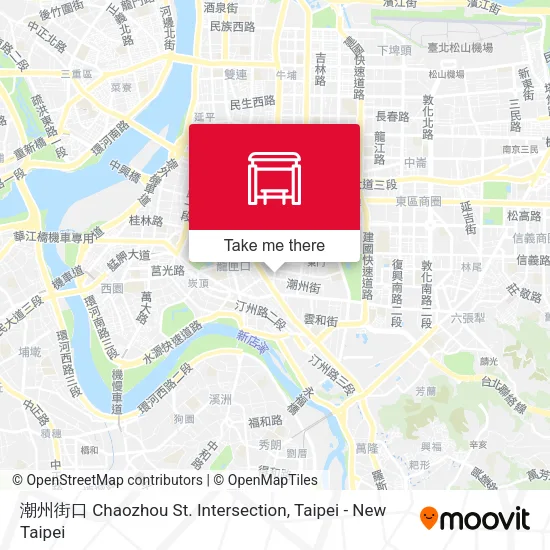 潮州街口 Chaozhou St. Intersection地圖