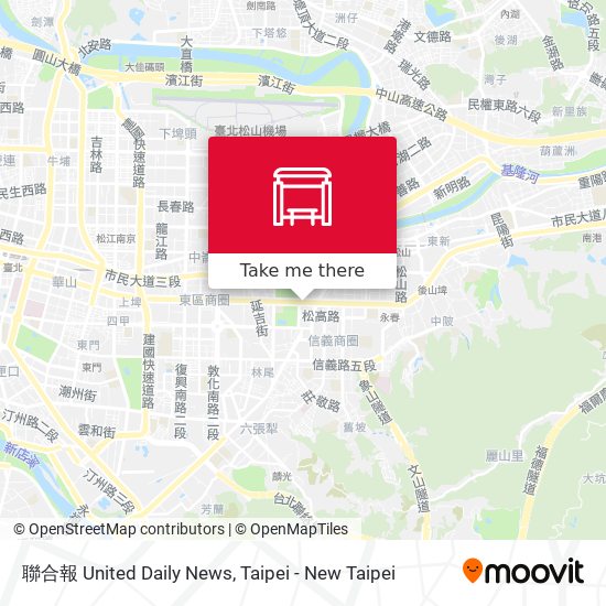 聯合報 United Daily News map
