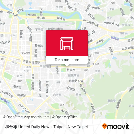 聯合報 United Daily News map