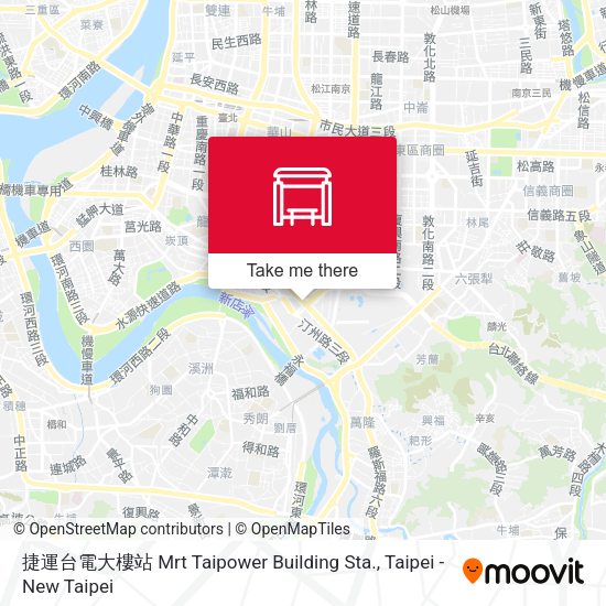 捷運台電大樓站 Mrt Taipower Building Sta.地圖