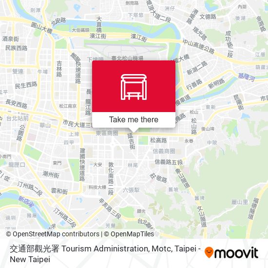 交通部觀光署 Tourism Administration, Motc map