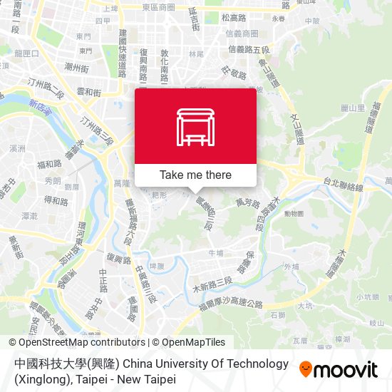 中國科技大學(興隆) China University Of Technology (Xinglong) map