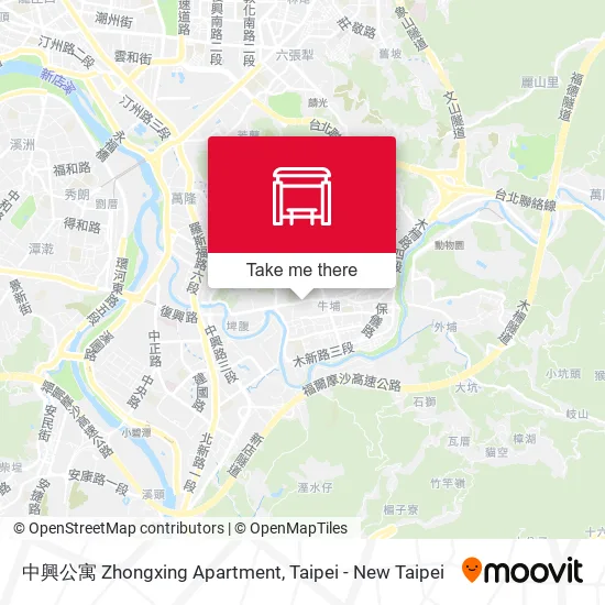 中興公寓 Zhongxing Apartment map