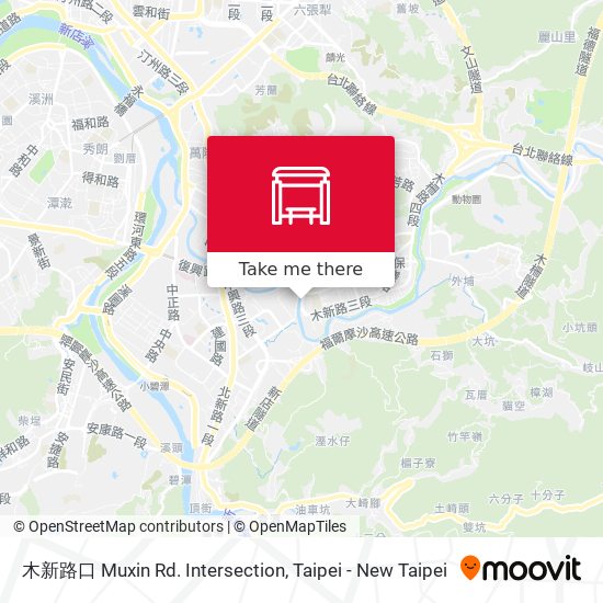 木新路口 Muxin Rd. Intersection map