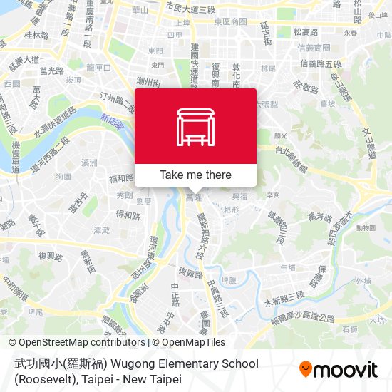武功國小(羅斯福) Wugong Elementary School (Roosevelt)地圖