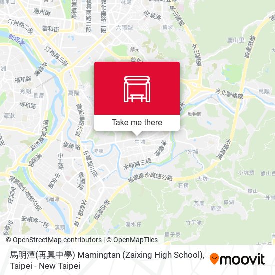 馬明潭(再興中學) Mamingtan (Zaixing High School) map