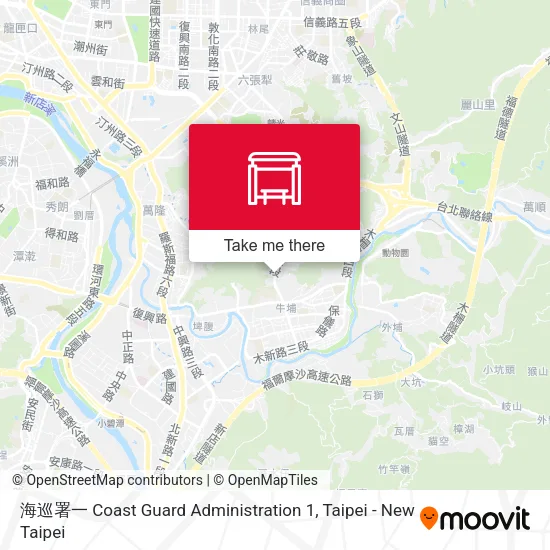 海巡署一 Coast Guard Administration 1 map