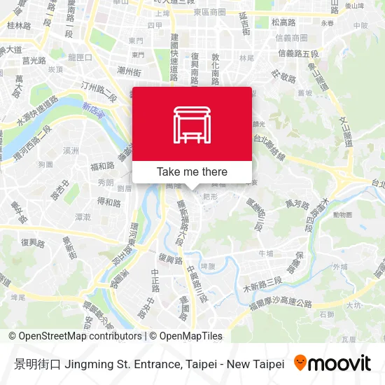 景明街口 Jingming St. Entrance map