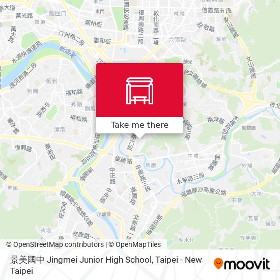 景美國中 Jingmei Junior High School地圖
