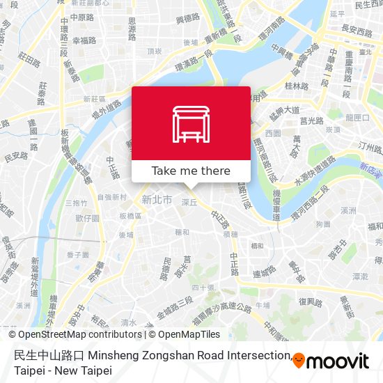民生中山路口 Minsheng Zongshan Road Intersection地圖