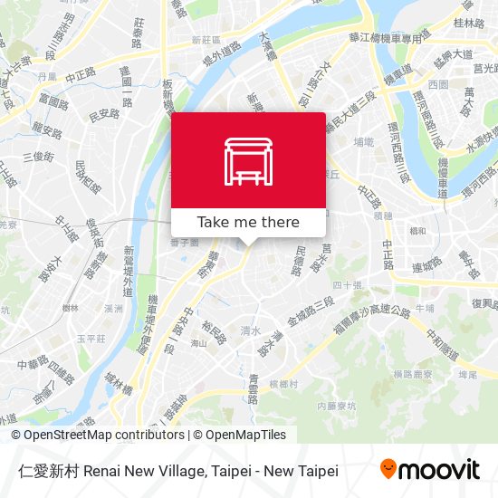 仁愛新村 Renai New Village map