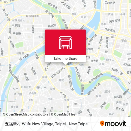 五福新村 Wufu New Village map