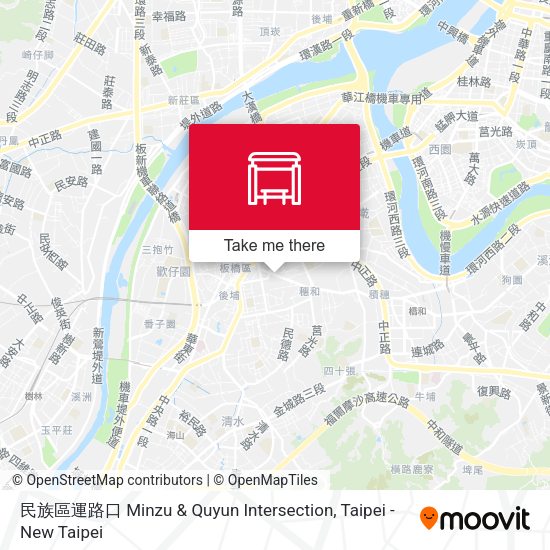 民族區運路口 Minzu & Quyun Intersection地圖