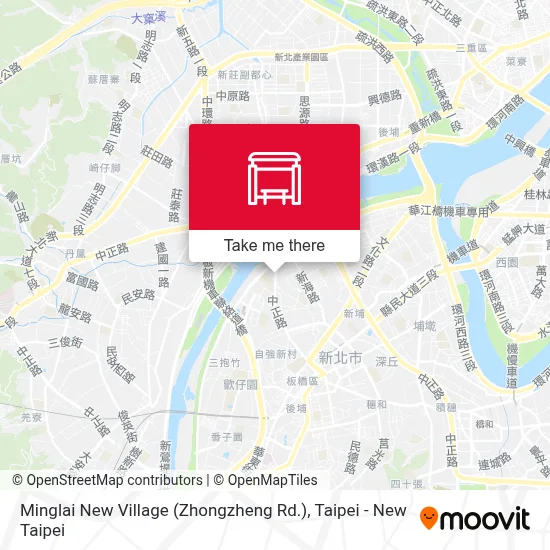 Minglai New Village (Zhongzheng Rd.) map