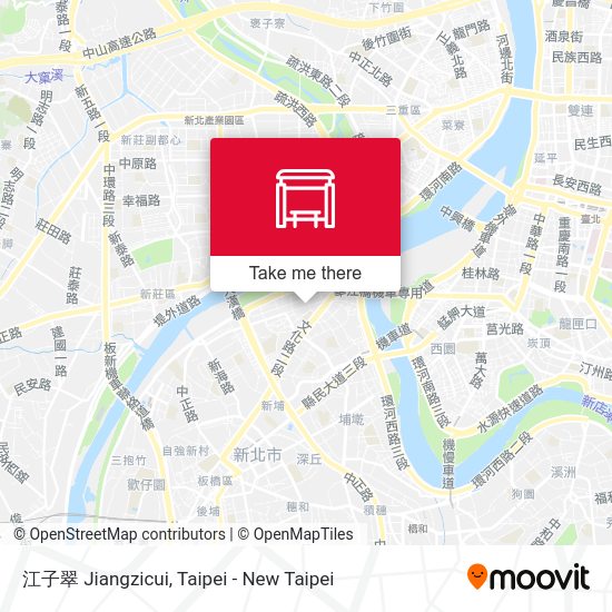 江子翠 Jiangzicui map