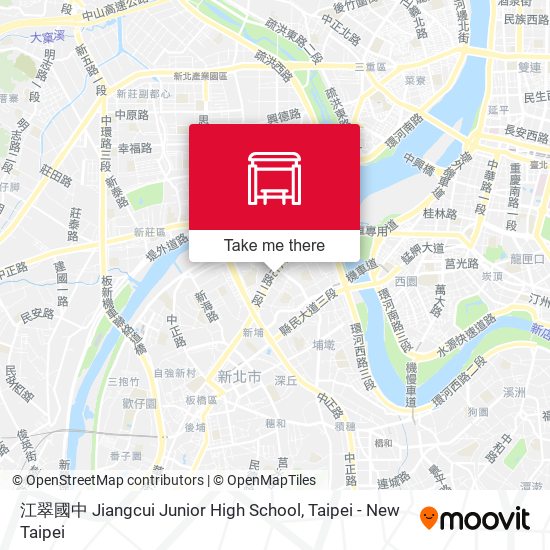 江翠國中 Jiangcui Junior High School map