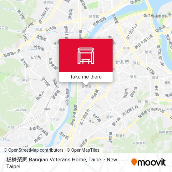 板橋榮家 Banqiao Veterans Home map