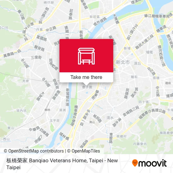 板橋榮家 Banqiao Veterans Home map
