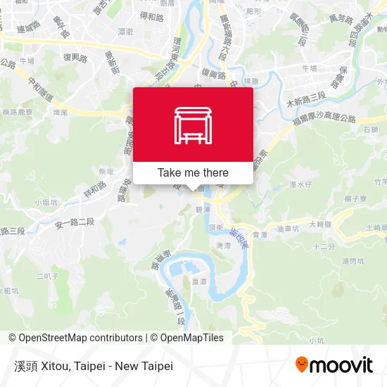 溪頭 Xitou map