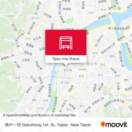 僑中一街 Qiaozhong 1st. St. map