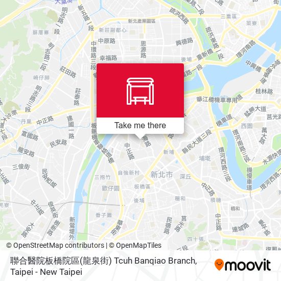 聯合醫院板橋院區(龍泉街) Tcuh Banqiao Branch map