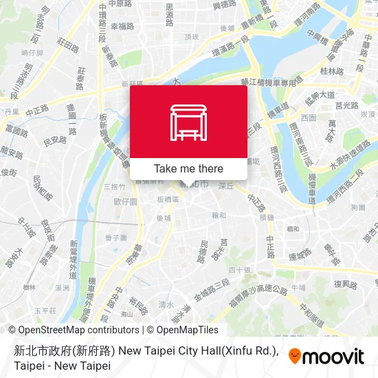 新北市政府(新府路) New Taipei City Hall(Xinfu Rd.) map