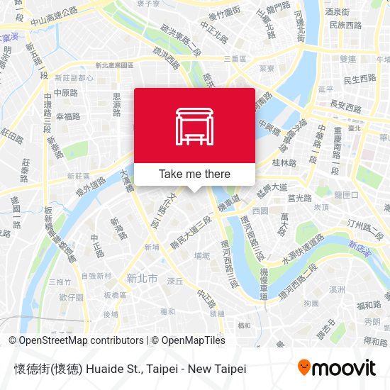 懷德街(懷德) Huaide St.地圖