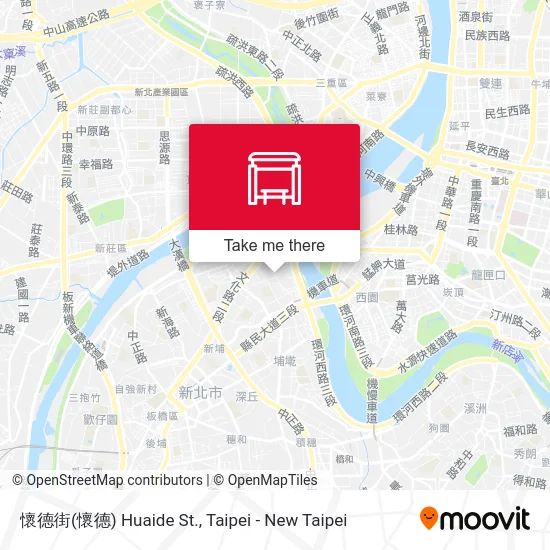 懷德街(懷德) Huaide St. map