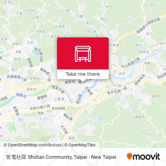 世電社區 Shidian Community map