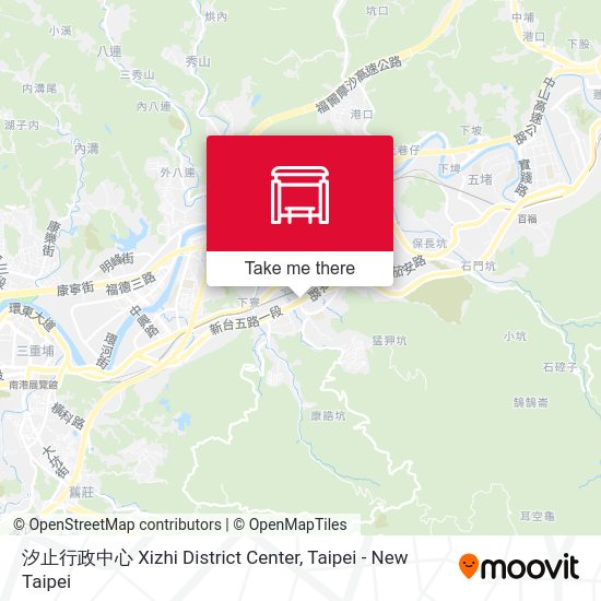 汐止行政中心 Xizhi District Center map