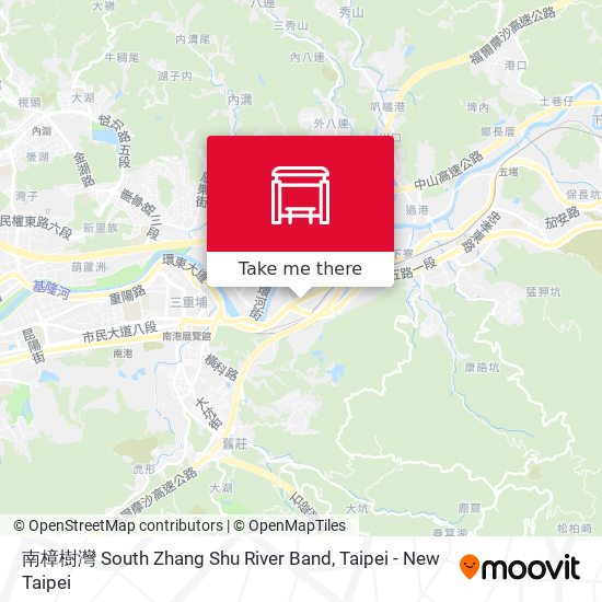 南樟樹灣 South Zhang Shu River Band map