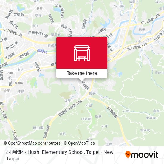 胡適國小 Hushi Elementary School map