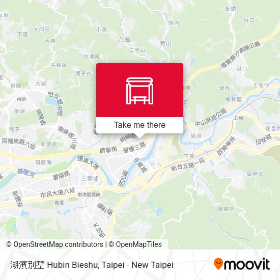 湖濱別墅 Hubin Bieshu map