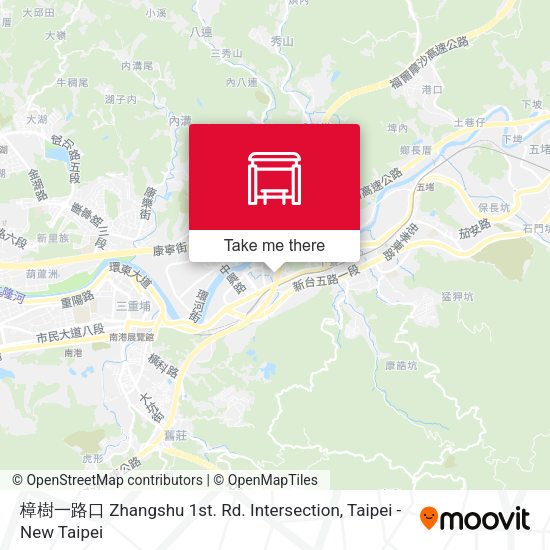 樟樹一路口 Zhangshu 1st. Rd. Intersection地圖