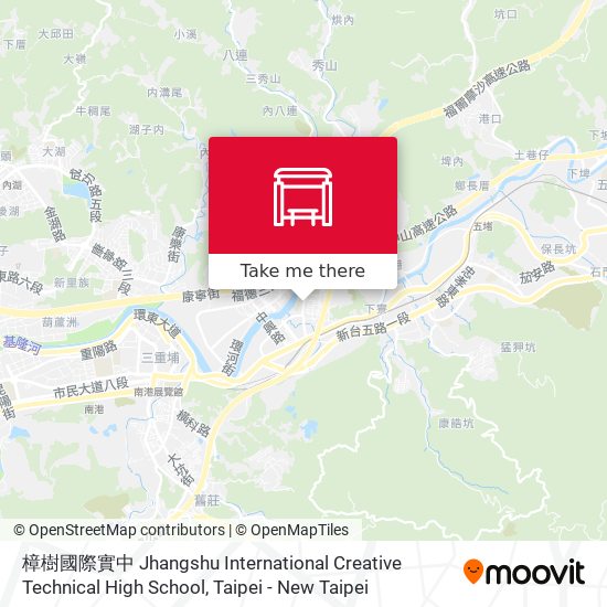 樟樹國際實中 Jhangshu International Creative Technical High School map