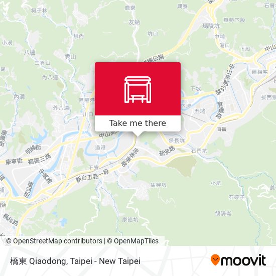 橋東 Qiaodong map