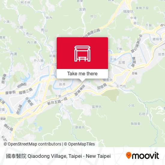 國泰醫院 Qiaodong Village地圖