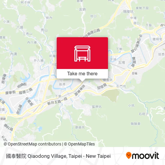 國泰醫院 Qiaodong Village地圖