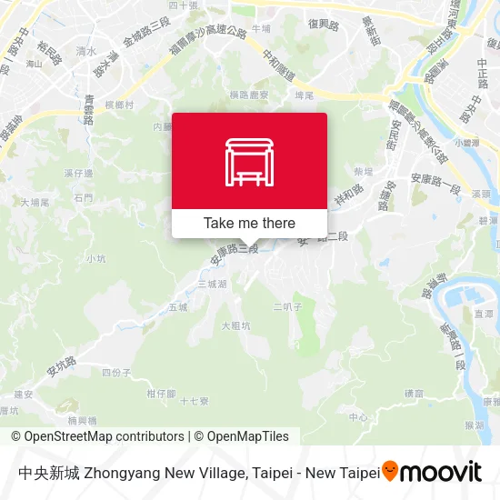 中央新城 Zhongyang New Village map