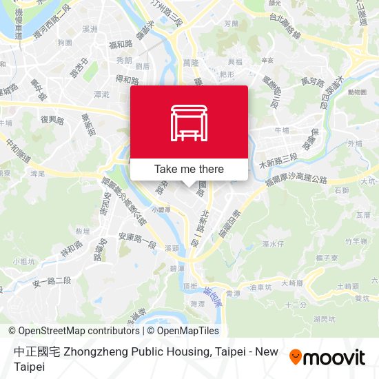 中正國宅 Zhongzheng Public Housing地圖