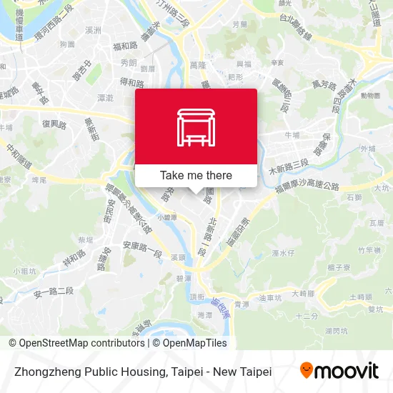 中正國宅 Zhongzheng Public Housing地圖