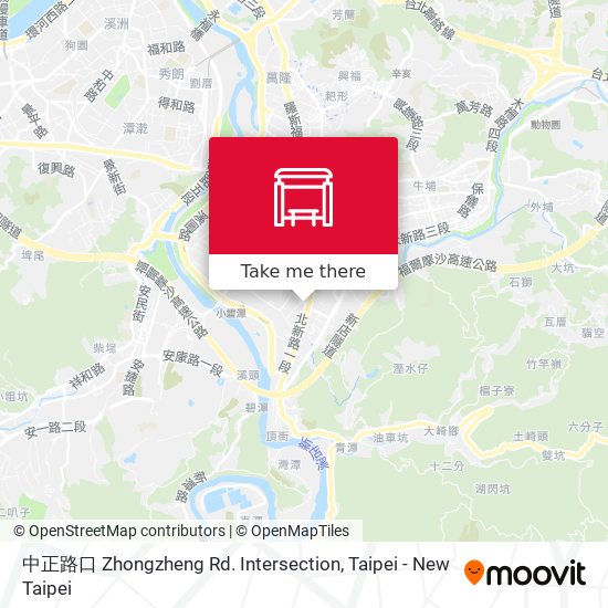 中正路口 Zhongzheng Rd. Intersection map