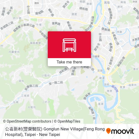 公崙新村(豐榮醫院) Gonglun New Village(Feng Rong Hospital) map