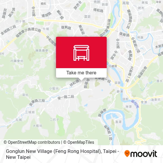 公崙新村(豐榮醫院) Gonglun New Village(Feng Rong Hospital)地圖