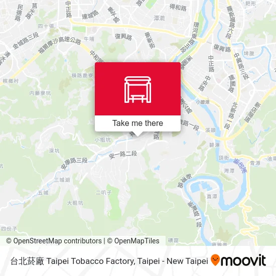 台北菸廠 Taipei Tobacco Factory map