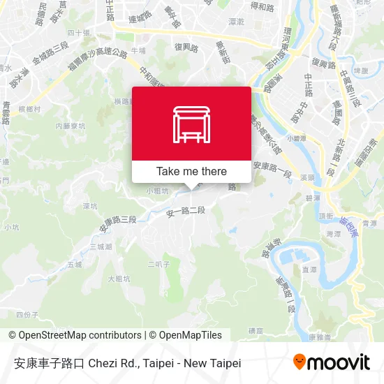 安康車子路口 Chezi Rd.地圖